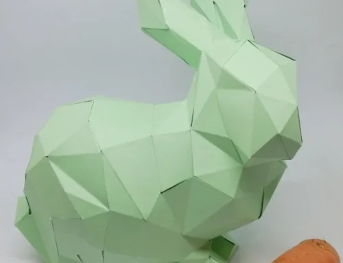 CONIGLIO IN CARTA 3D