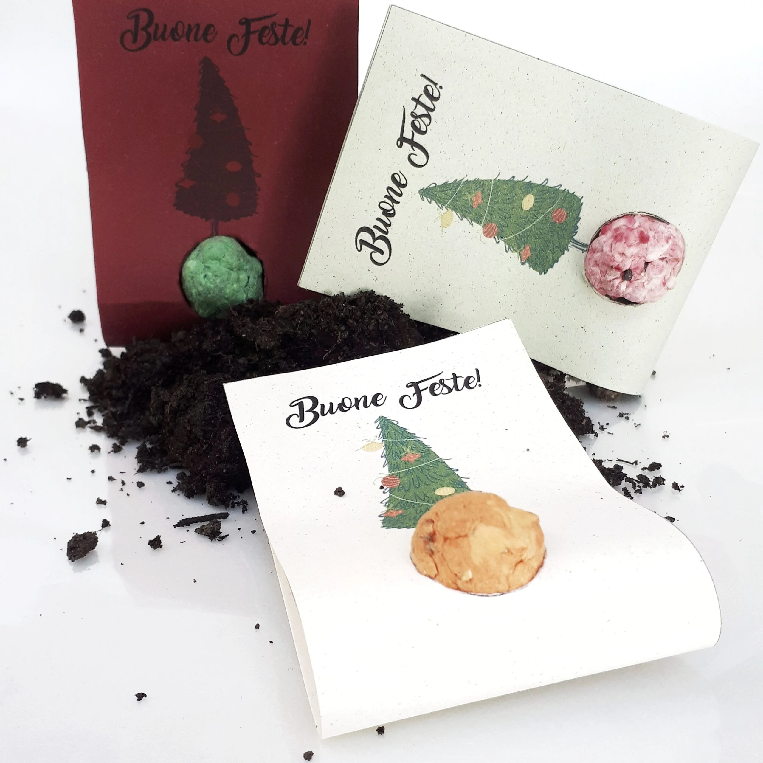 Bombe di semi in blister- natale