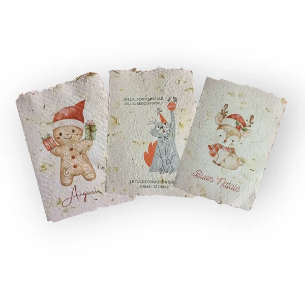 Biglietto di Natale seminabile