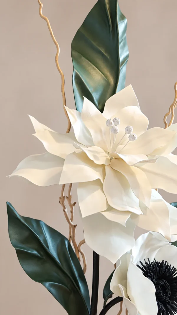Dettaglio Stella di Natale gigante del Giardino d’Inverno